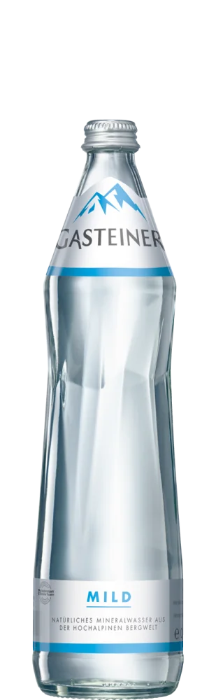Gasteiner | Mineralwasser Mild | Glas 0,75l