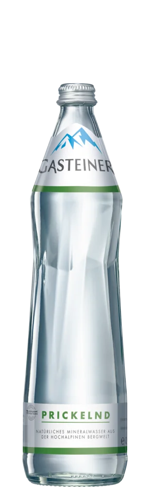 Gasteiner | Mineralwasser Prickelnd | Glas 0,75l Gasteiner | Mineralwasser Prickelnd | Glas 0,75l