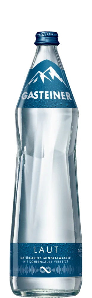 Gasteiner Mineralwasser Laut Glas